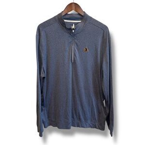 Johnnie-O Steel Blue 1/4 Zip Golf Sweater Men’s Sz XL